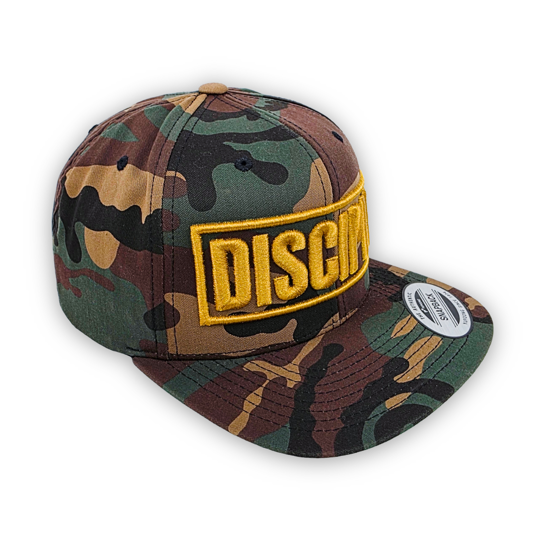 Disciple 3D Puff Embroidered Snapback | Camo Edition