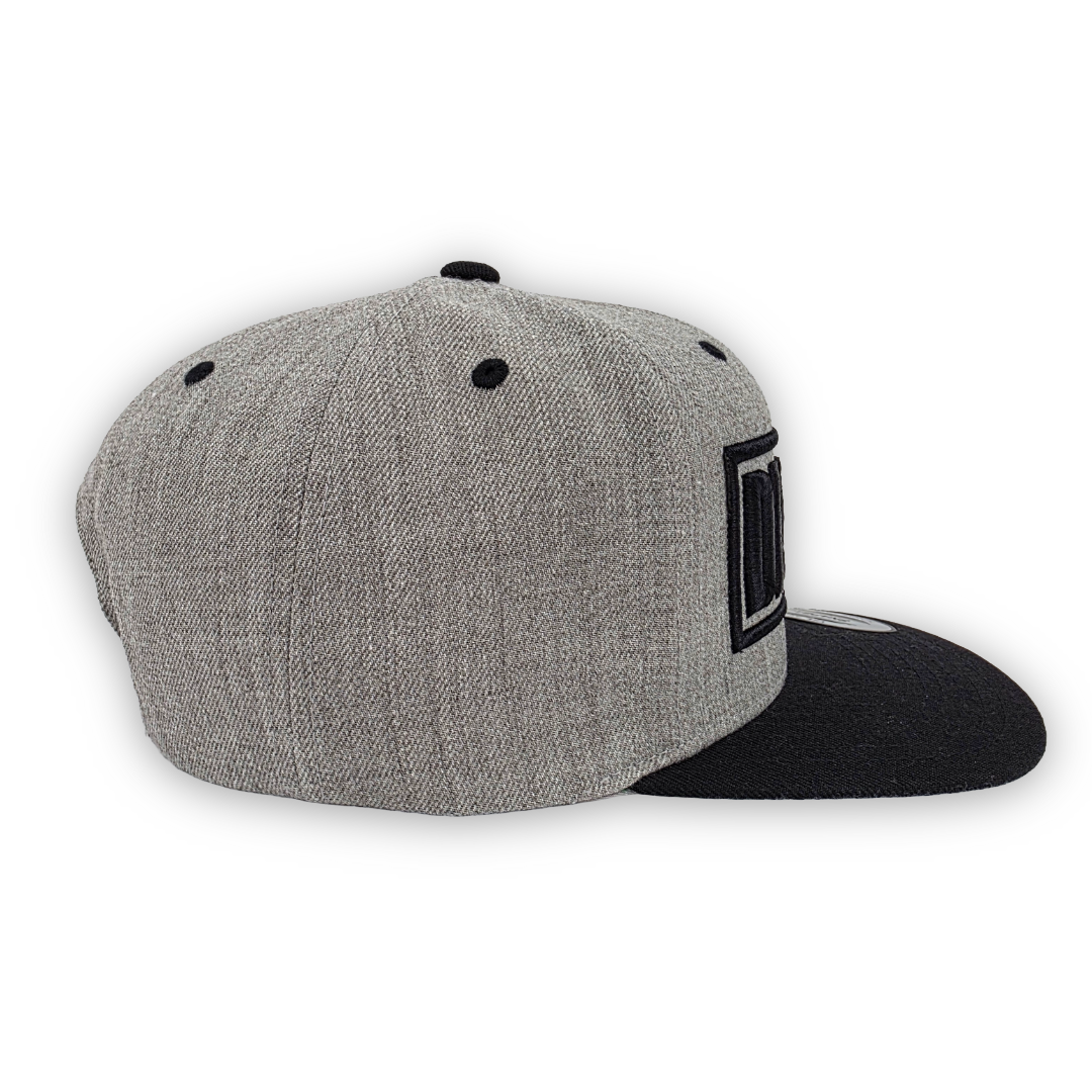 Disciple 3D Puff Embroidered Snapback | Black & Gray Edition