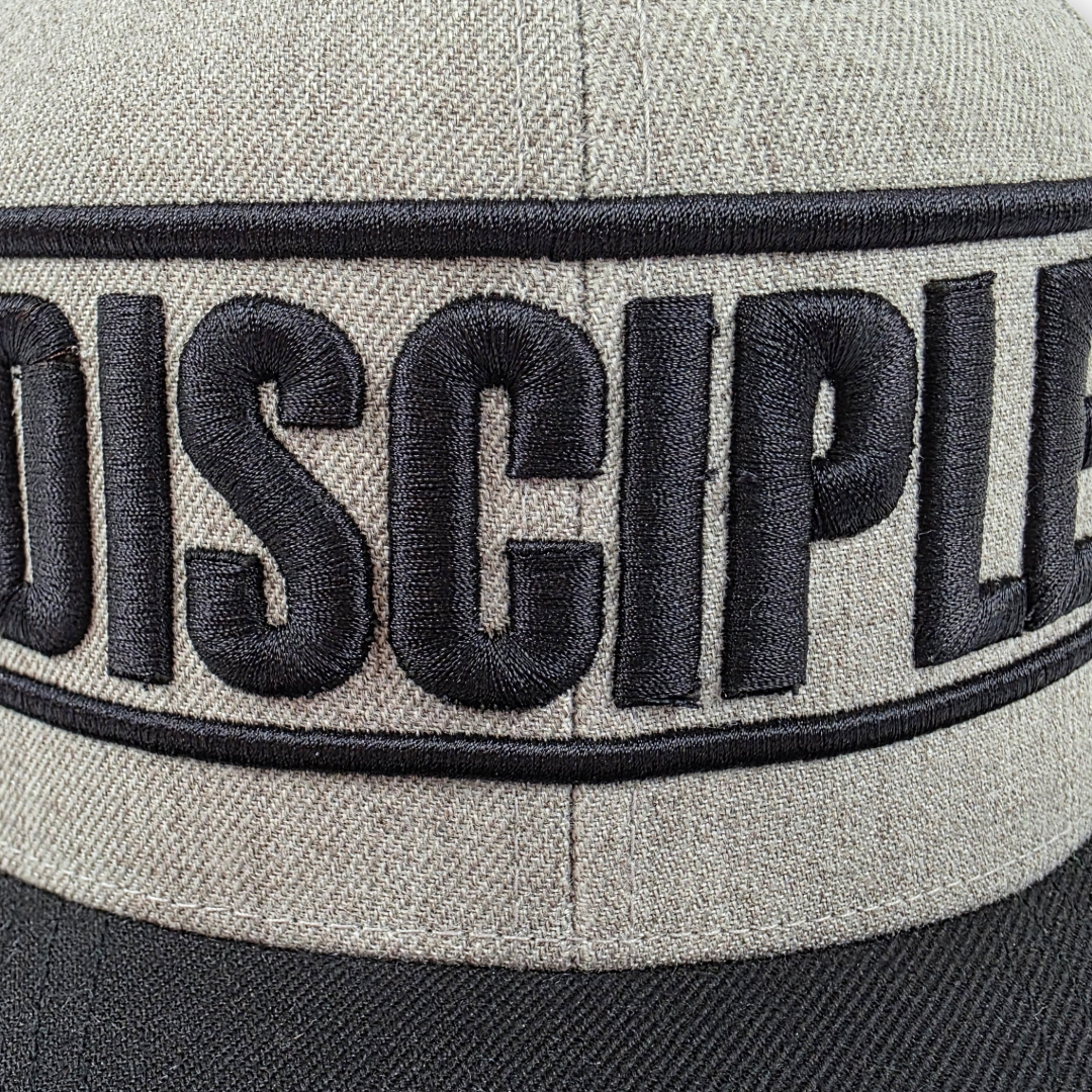 Disciple 3D Puff Embroidered Snapback | Black & Gray Edition