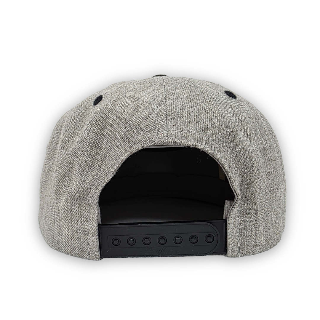 Disciple 3D Puff Embroidered Snapback | Black & Gray Edition