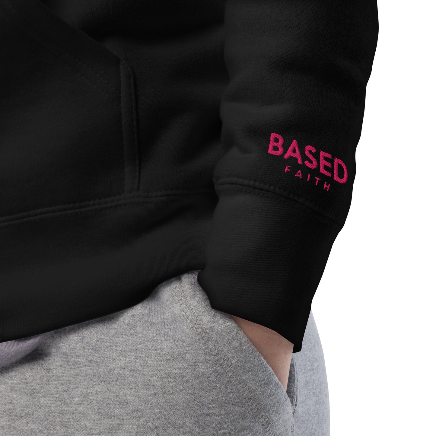 Made to Worship Hoodie | Pink Embroidery Edition