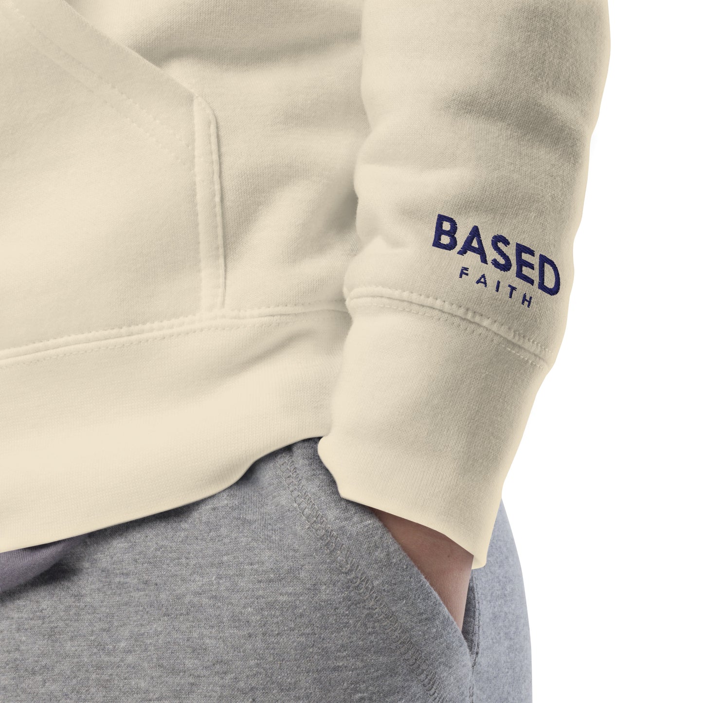 Made to Worship Hoodie | Navy on Bone Edition